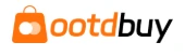 The OOTDBUY wordmark as it appears at the top of the official pages: an orange bag symbol beside the name set in lower case.